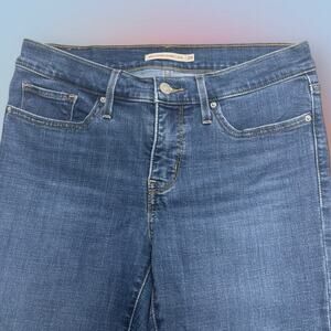 LEVI’S 311 Women’s 28 SHAPING SKINNY CAPRI Blue Jeans